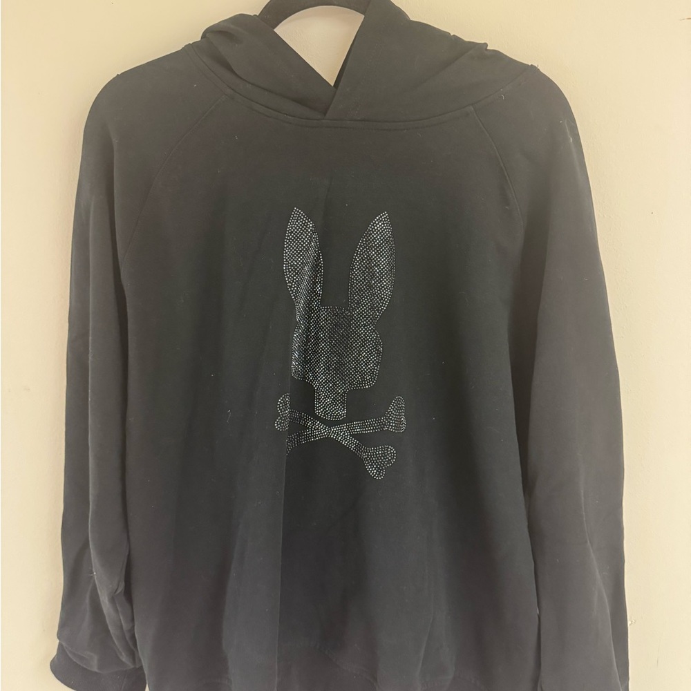 Psycho Bunny Hoodie – Black – XXL – Excellent Condition